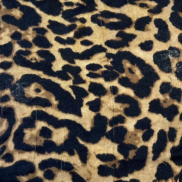 Aldo Leopard print cotton  oversized scarf - Picture 10 of 12